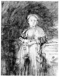 Frau mit einer Kerze, ca. 1631